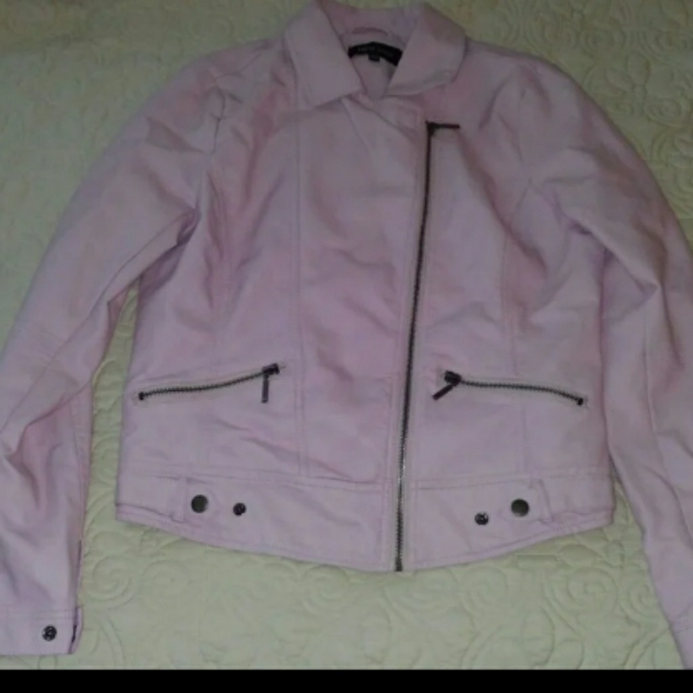 Faux leather jacket